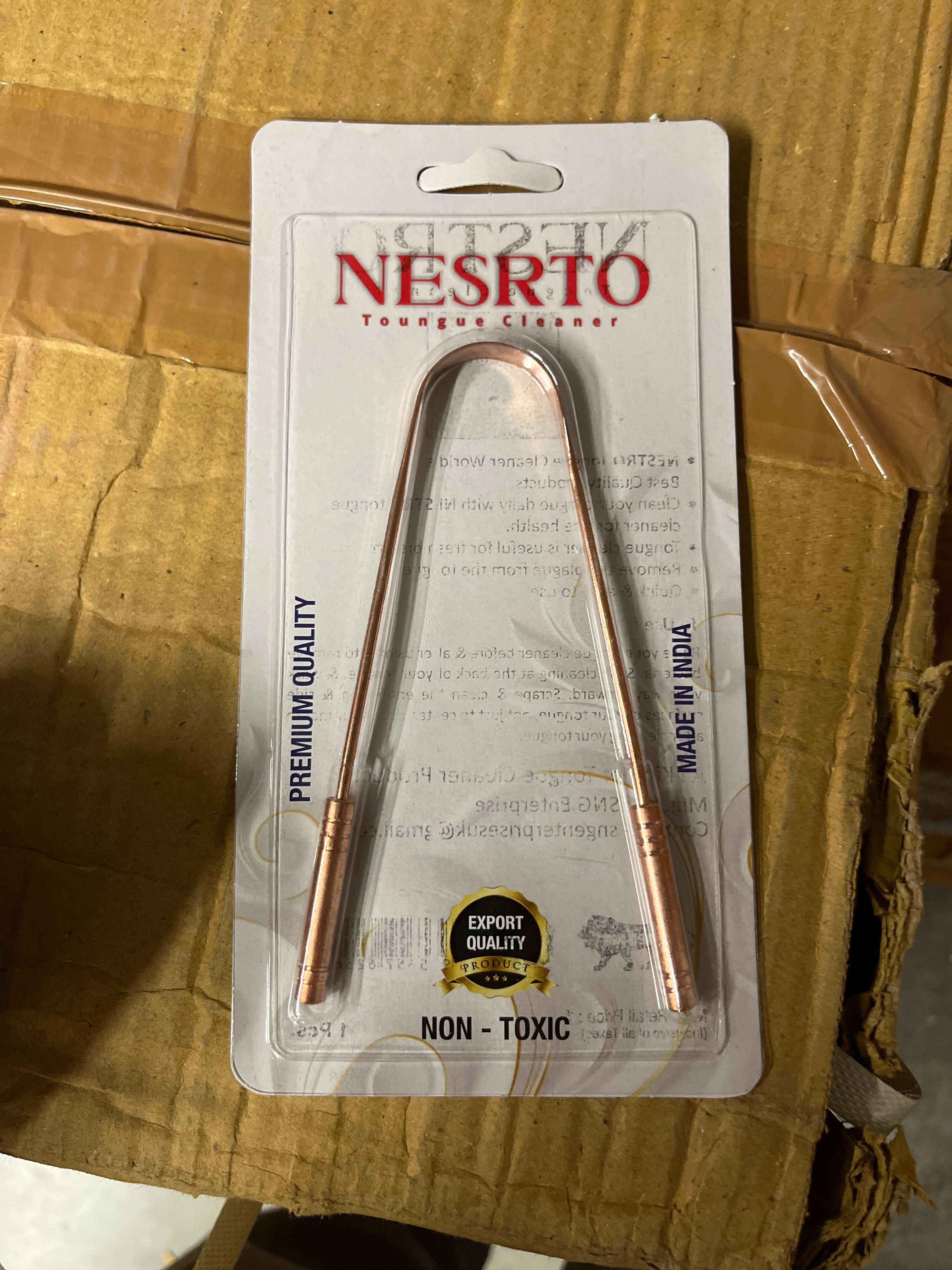 Copper Tongue Cleaner