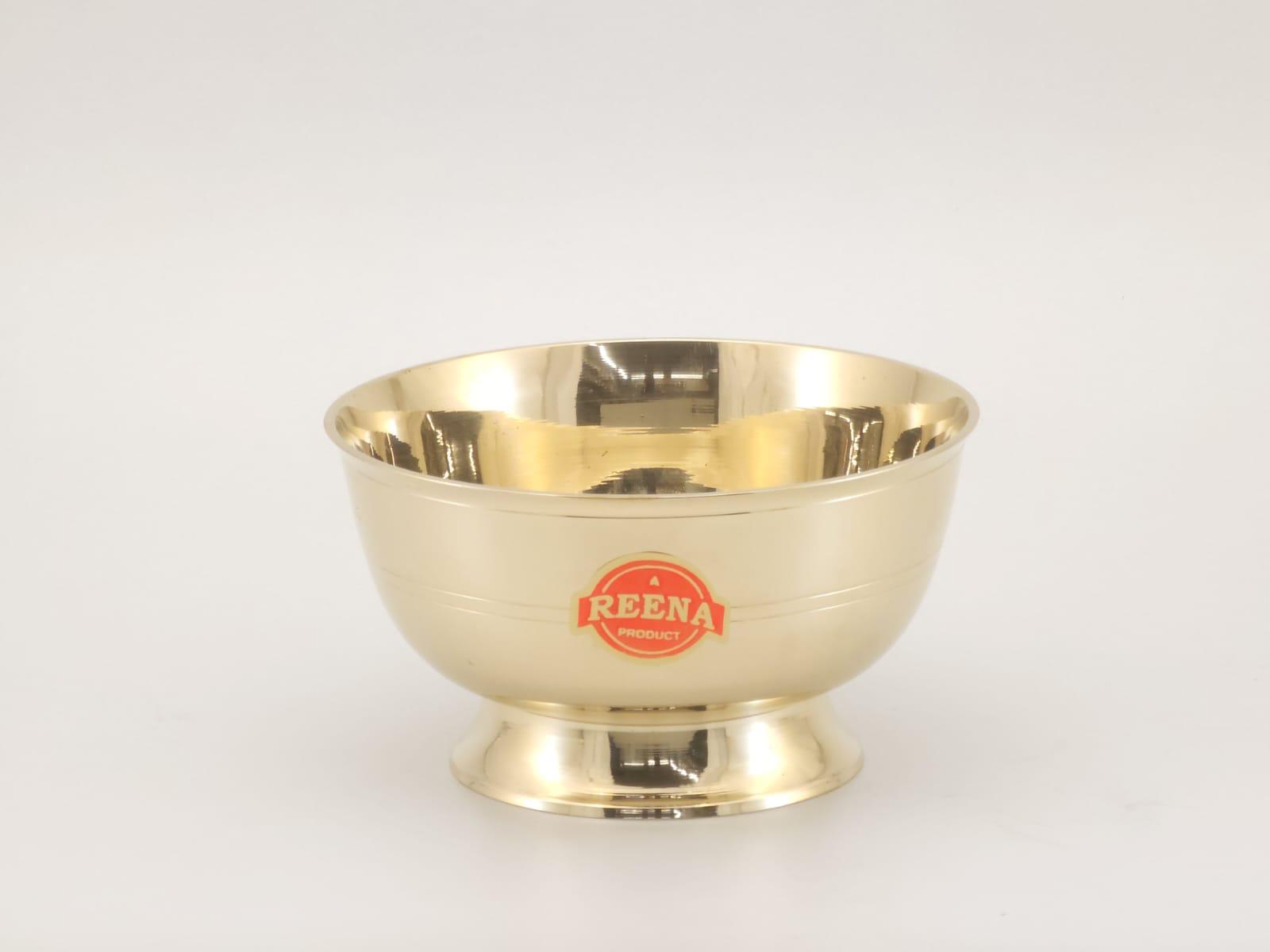 Large Brass Serving / Bowl – Pedestal Base