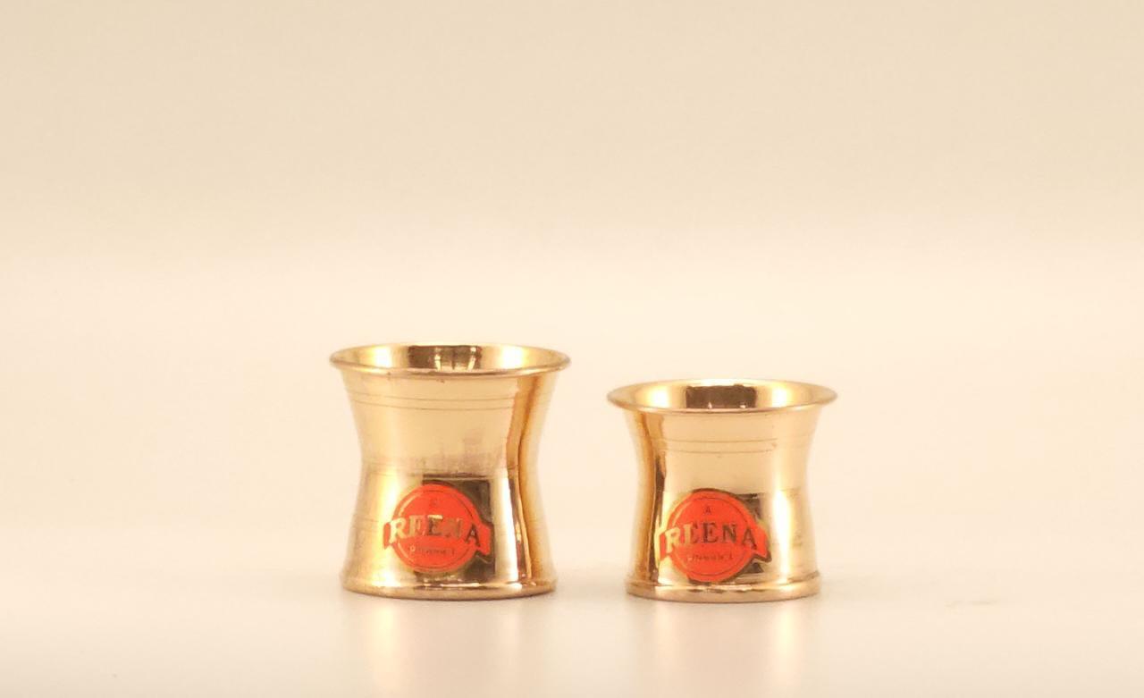 Handcrafted Brass Pooja Cup (Samai) – Small & Medium