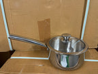 Triply Sauce Pan Pipe Handle W/Glass  14*18