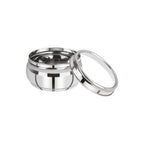 Stainless Steel Containers for kitchen with Transparent