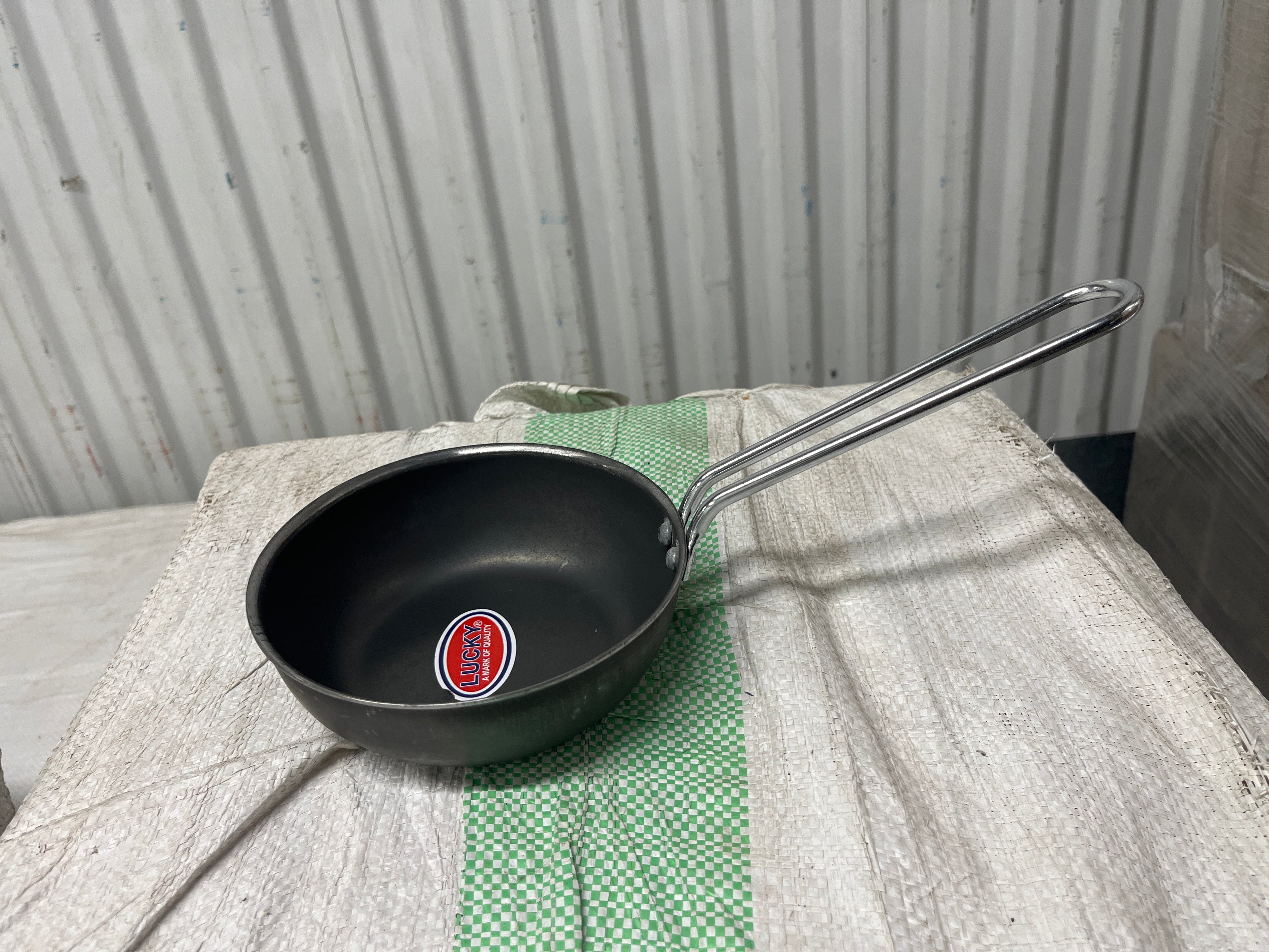 Induction Base Iron tadka/frying pan 6”