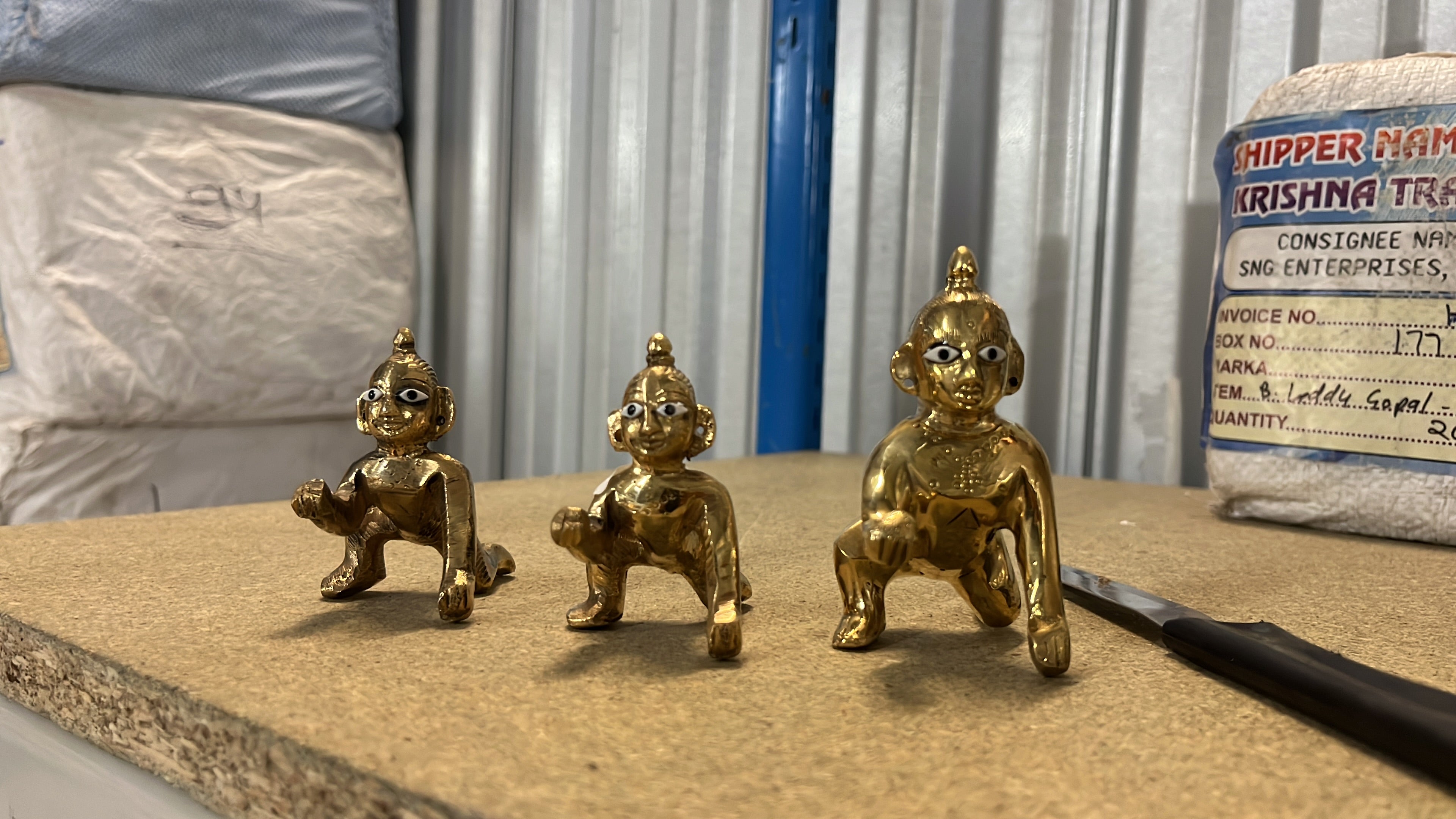 Brass Ladoo Gopal