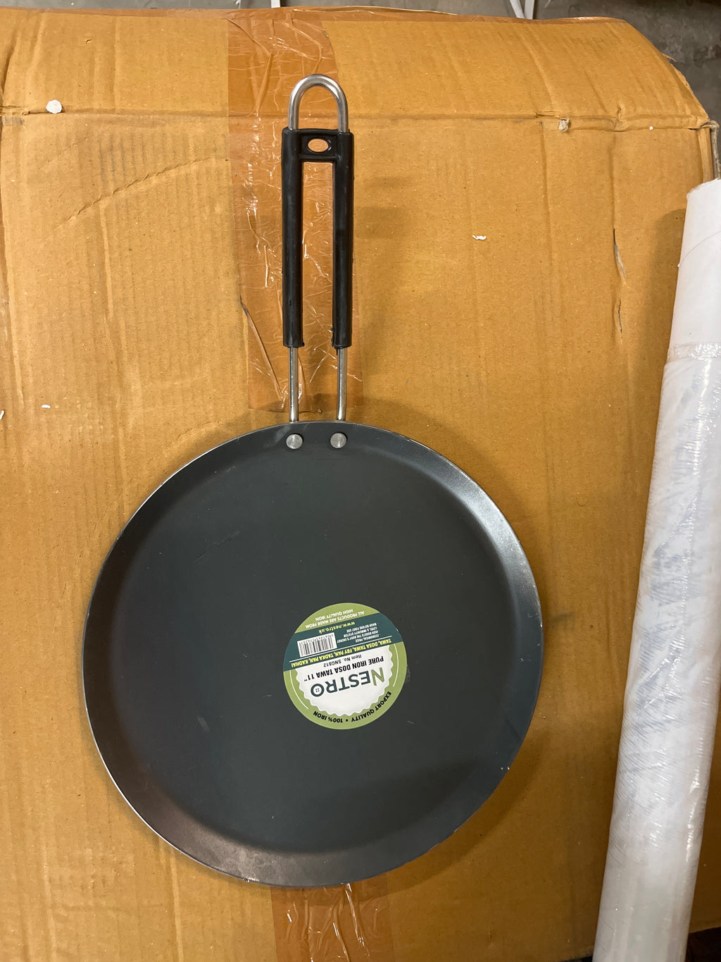 Iron Tawa With Handle Flat 9''