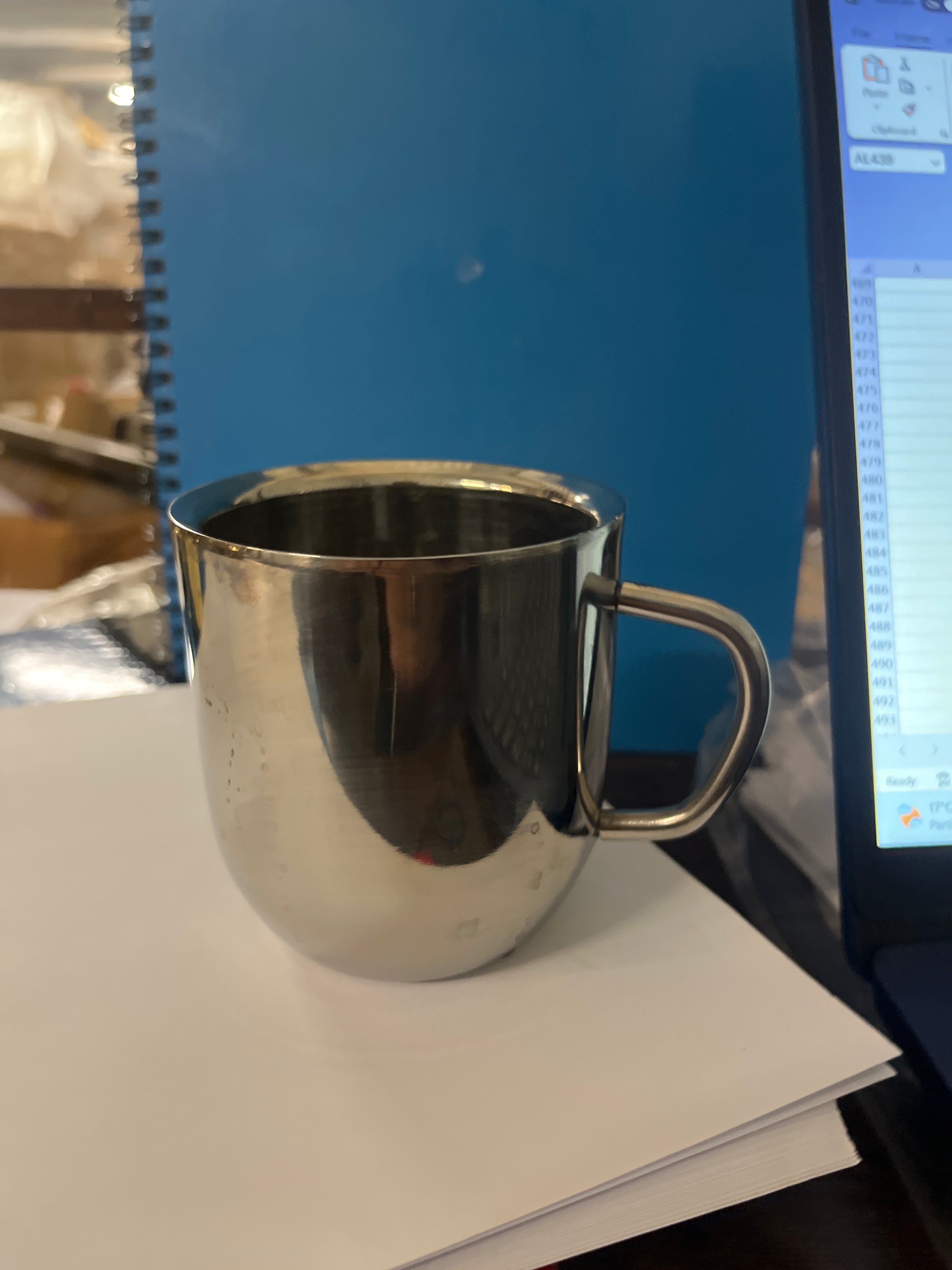 SS Double wall Coffee Cup - big