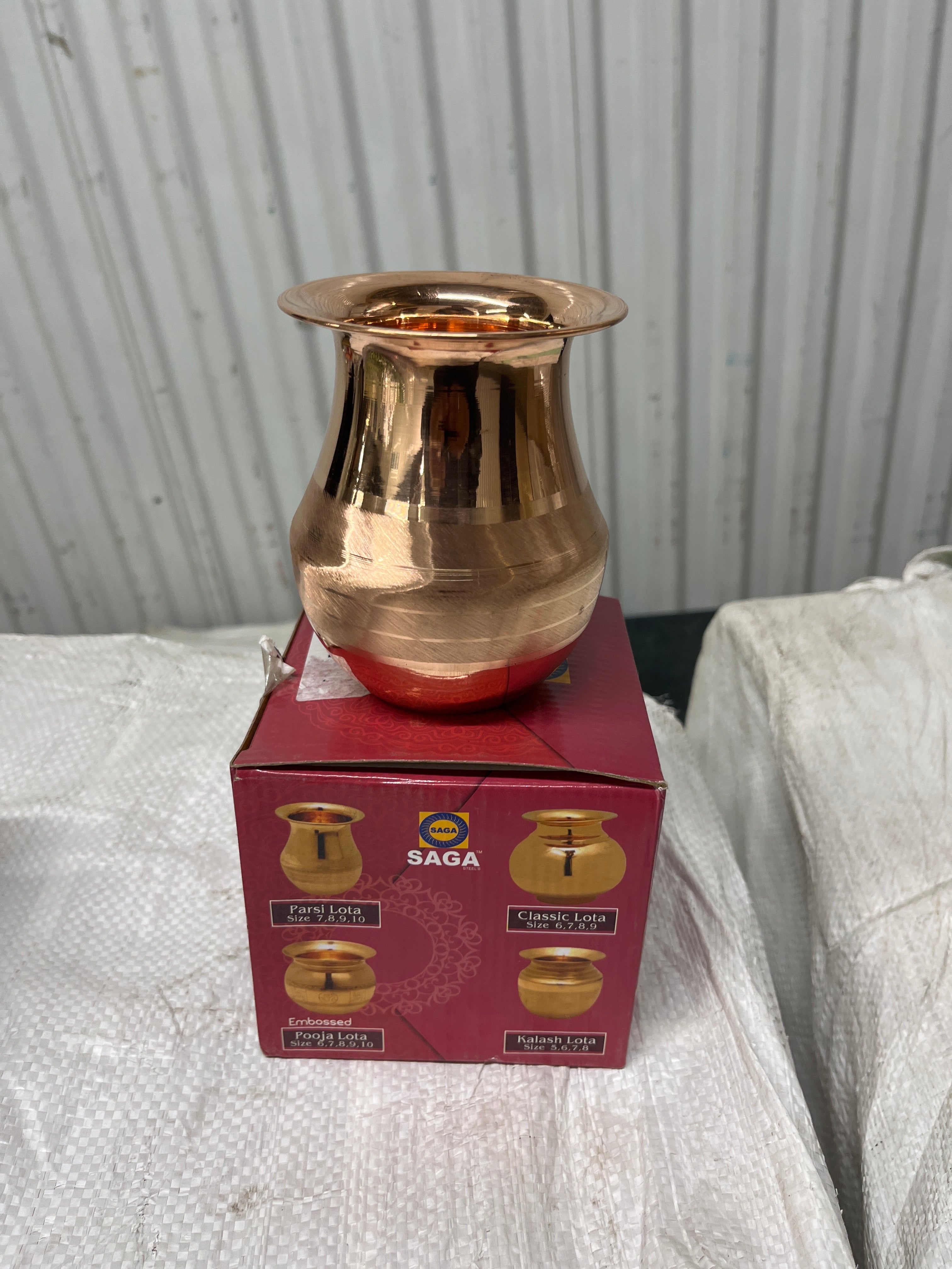 Copper Parsi Lota No 7