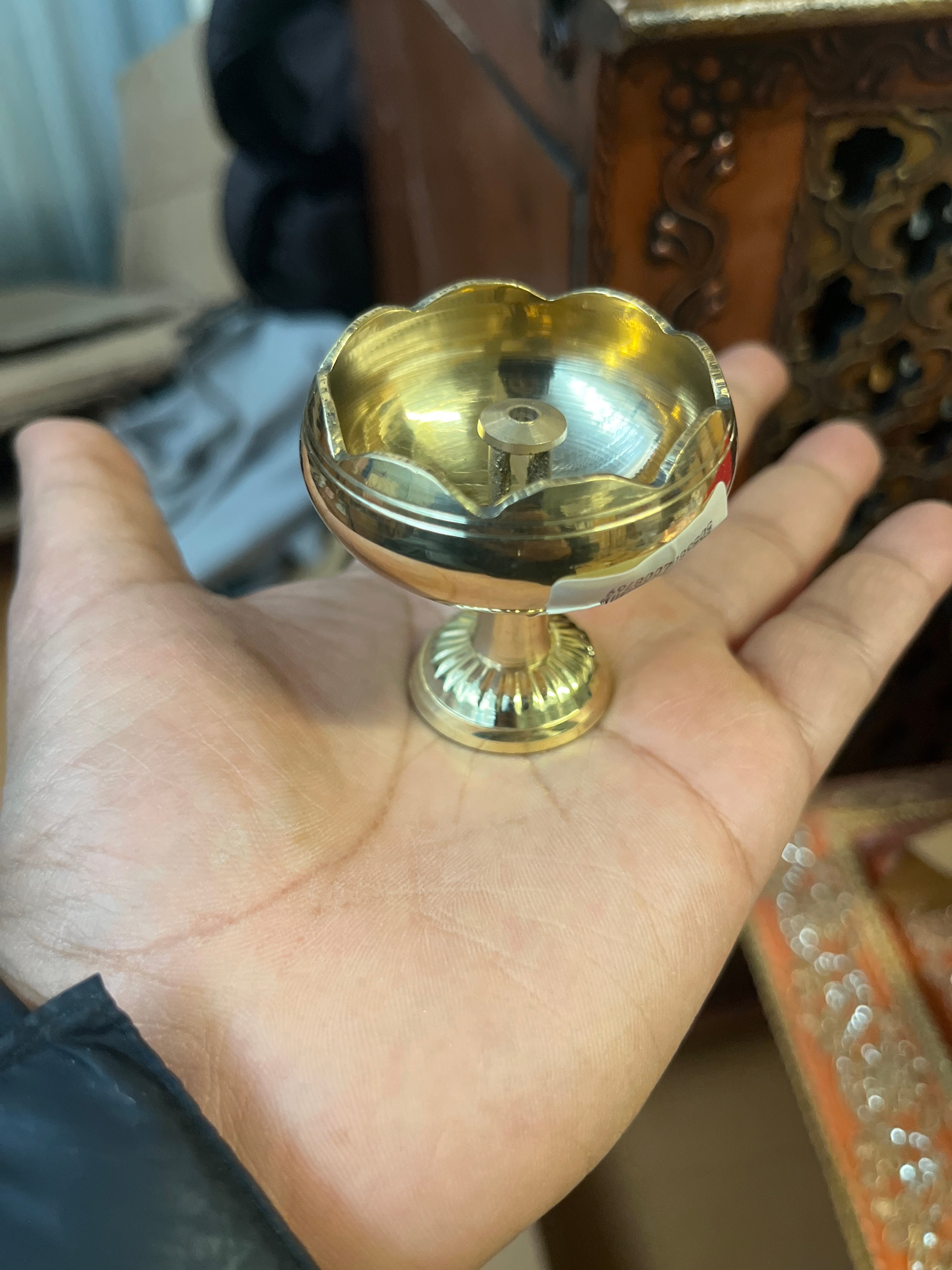Brass Tomato Diya No 1