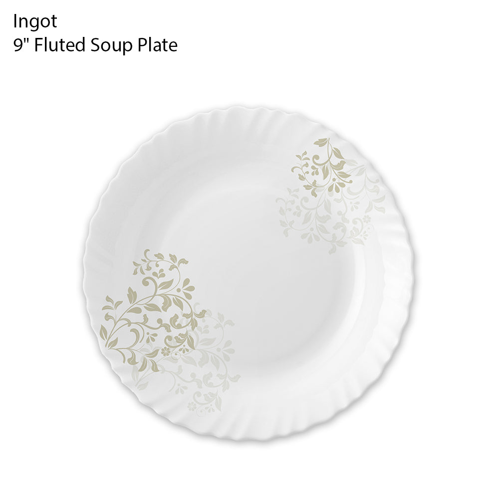 Ingot 9" Fluted Soup Plate