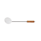 Stainless Steel Mini Long Wooden Handle (4pc SET )