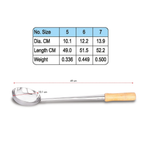 Stainless Steel  Conical Patti Ladle