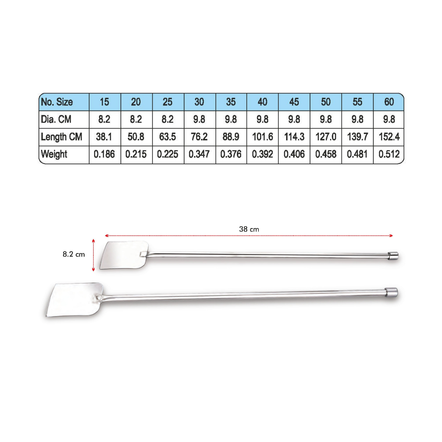 Stainless Steel Round Pipe Handle Palta(Big)