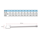 Stainless Steel Square Pipe Handle Palta