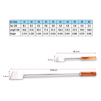 Stainless Steel  Short Wooden Handle Palta