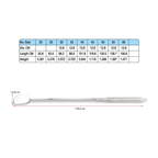 Stainless Steel Pipe Handle Rod Palta
