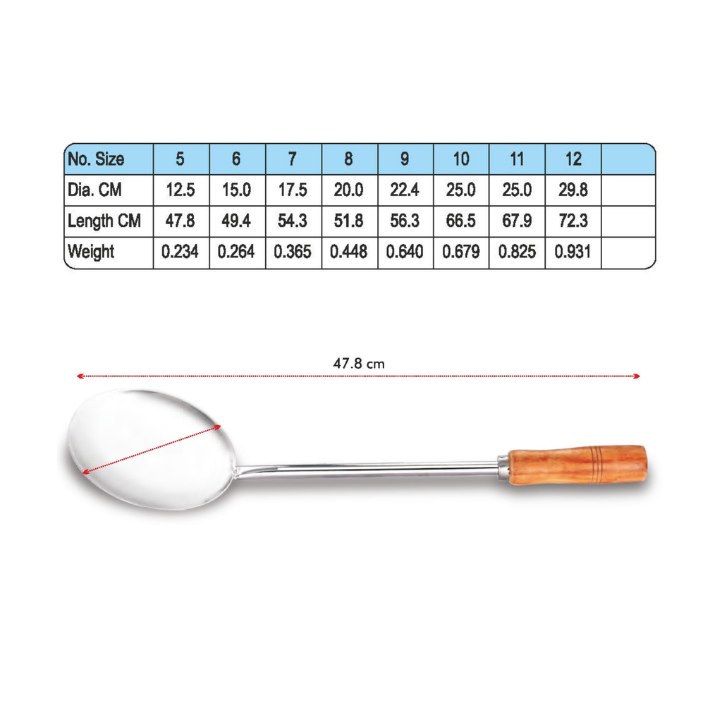 Stainless Steel  Long Handle Plain Zara
