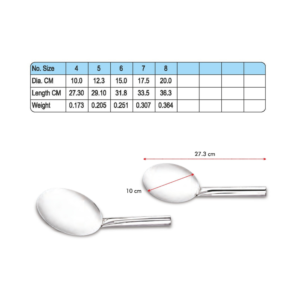 Full Stainless Steel Plain Short Handle Zara