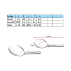 Full Stainless Steel Plain Short Handle Zara