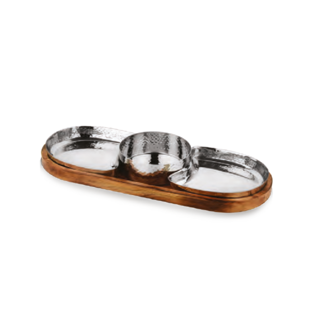 Oval Chip. N Dip-Wood. Base