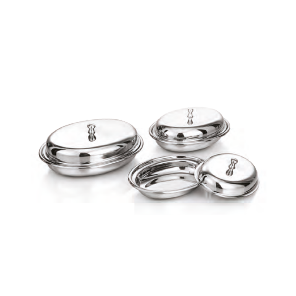 Oval Dish with Lid - Premium