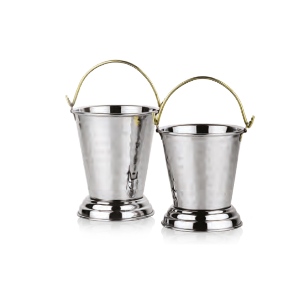 Serving Bucket - Golden Handle