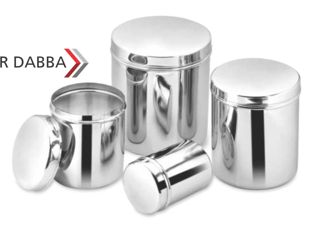 SS PLAIN NUTAN DABBA 10X18