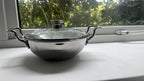 TRIPLY KADAI WITH LID  20X28 (Glass Lid)