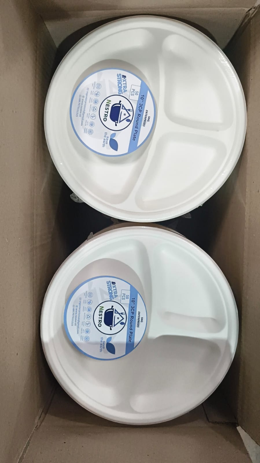 10'' 3 CP Plate -50 PC
