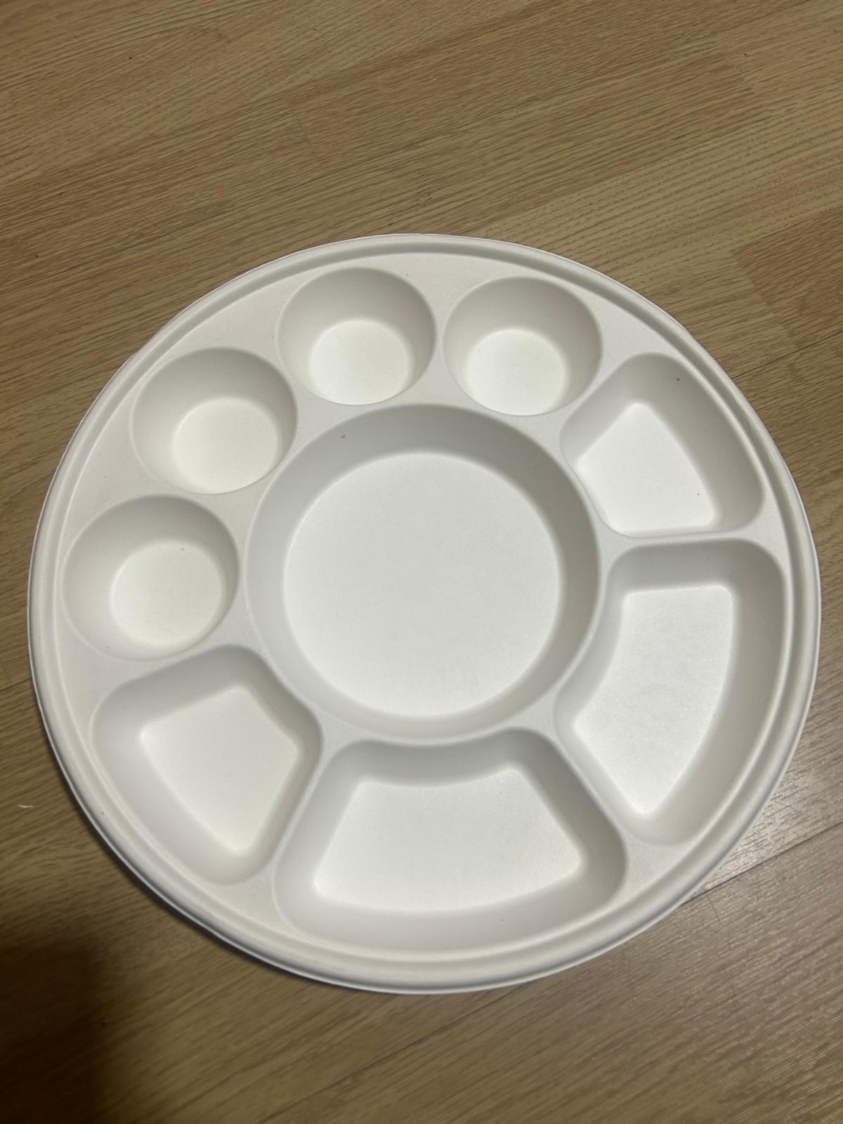 9 CP Meal Tray-25  Pc
