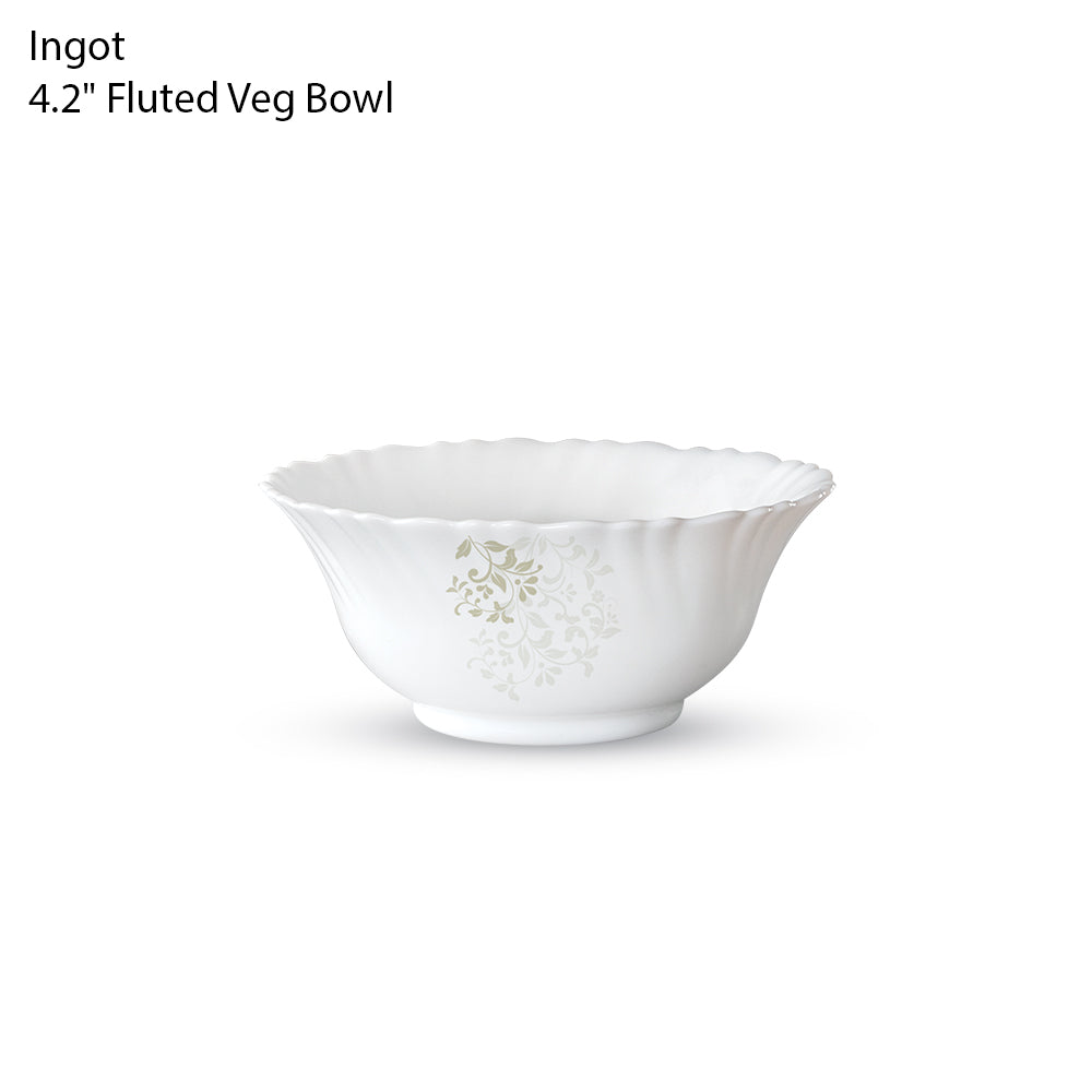 Ingot 4.2" Fluted Veg Bowl