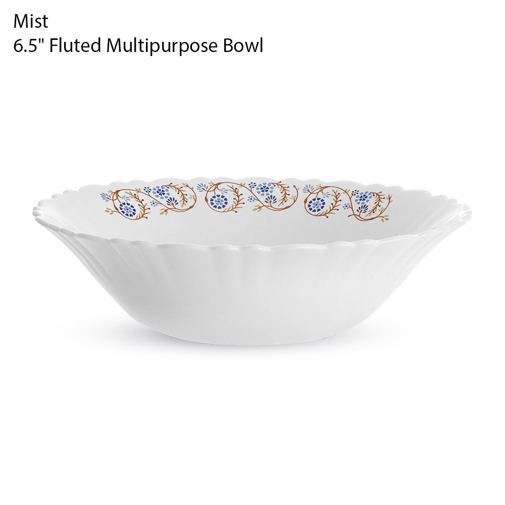 Mist 6.5" Fluted Multiparpose Bowl