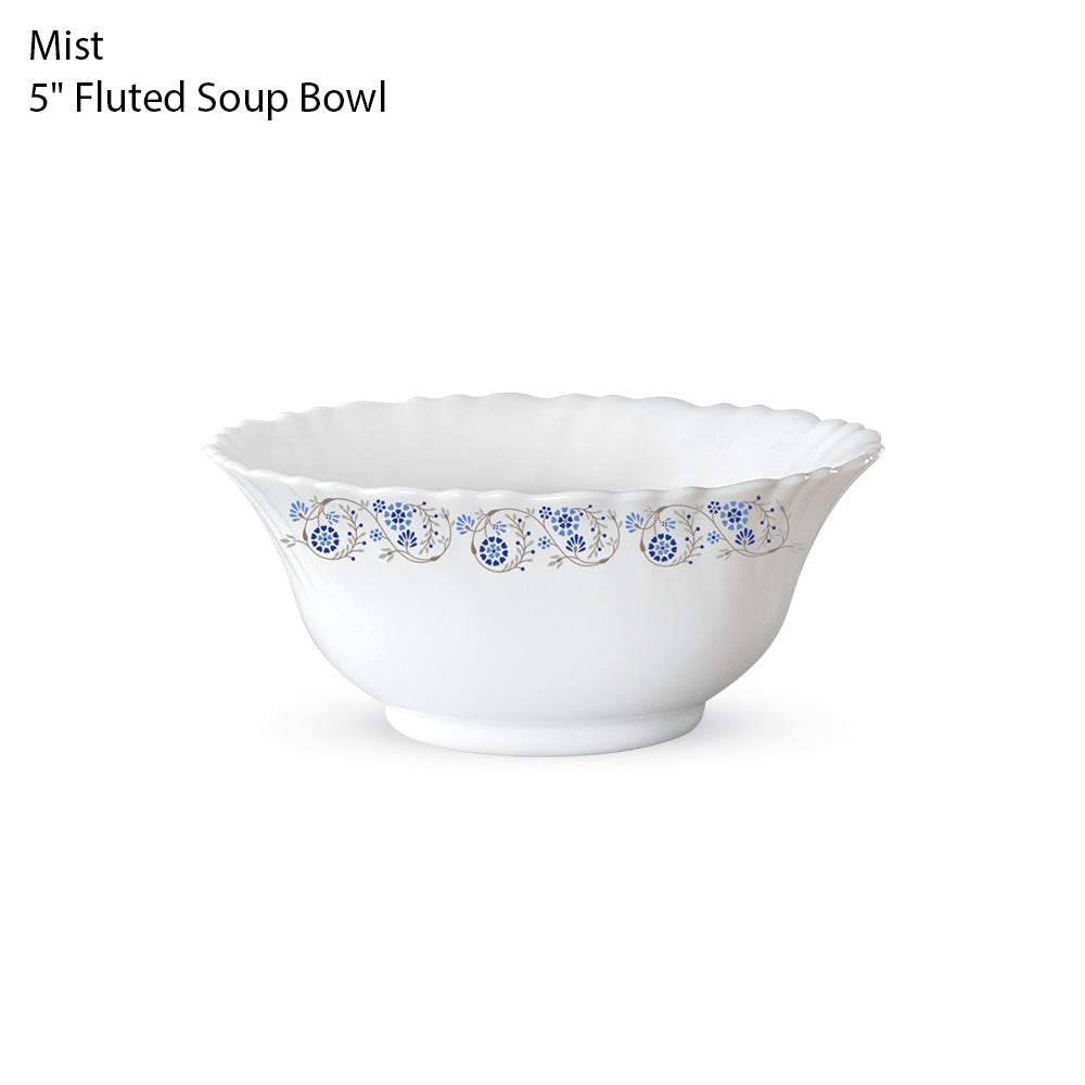 Mist 5" Fluted Soup Bowl