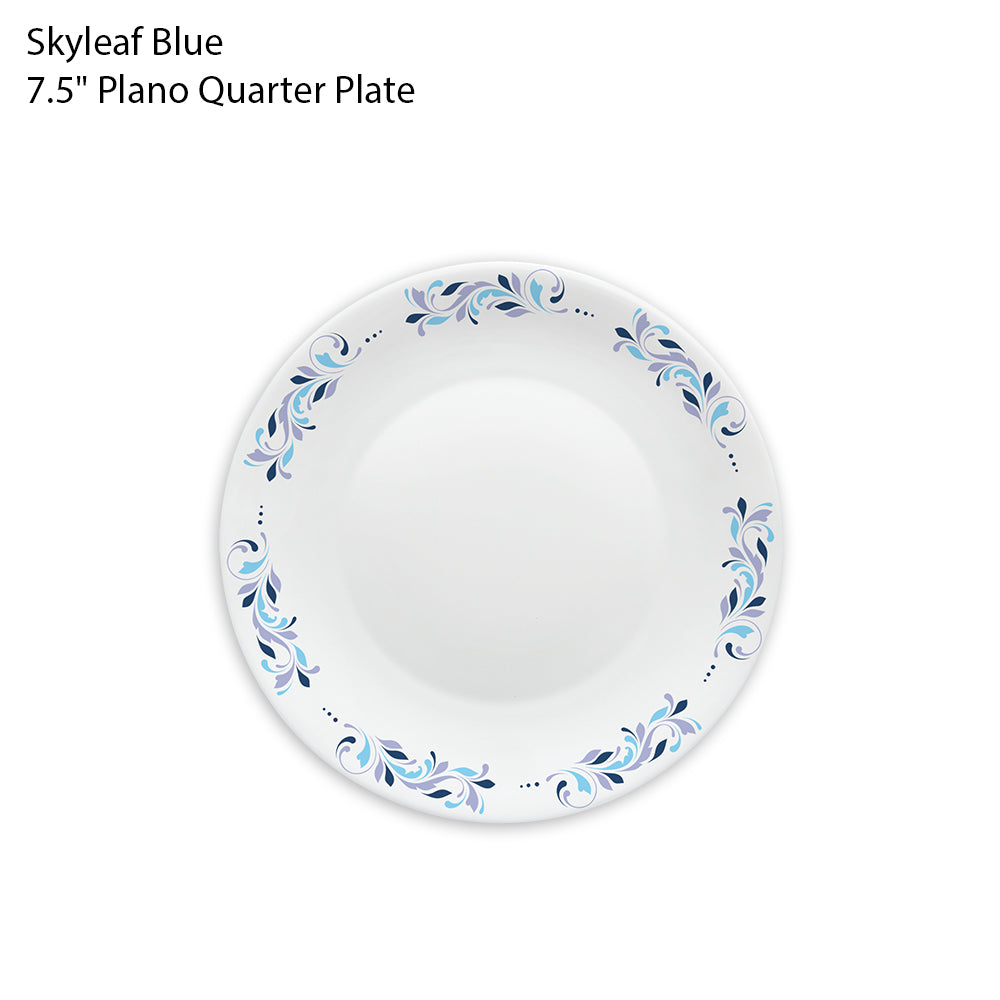 Skyleaf Blue 7.5" Plano Quarter Plate
