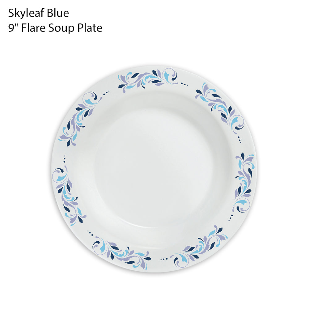 Skyleaf Blue 9" Flare Soup Plate
